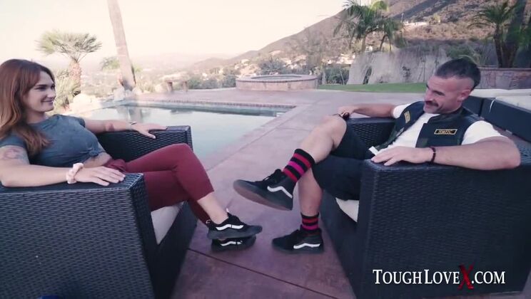 [ToughLoveX] - Siri Dahl BTS - Creampie For Tattooed Slut