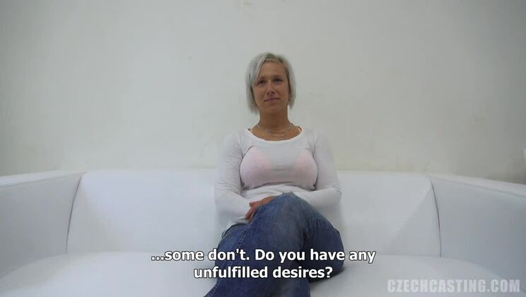 Blonde Czech Lenka - Big Booty Casting