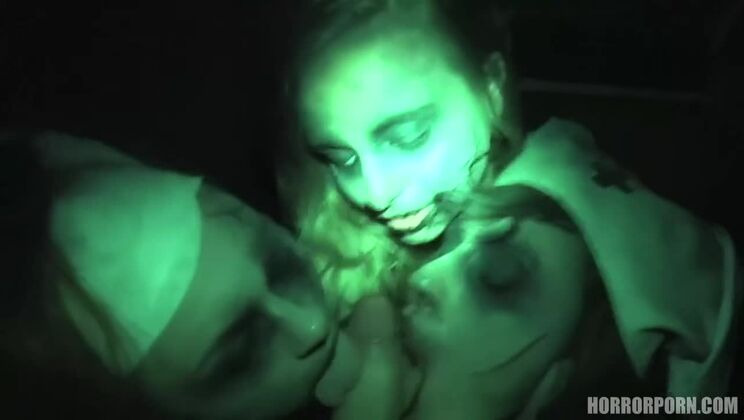 [HorrorPorn] - Horror group sex with two sexy girls - Isiah Maxwell - Little Puck
