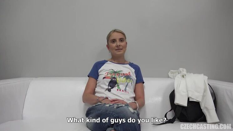 European Blonde Lucie Fucks Hard
