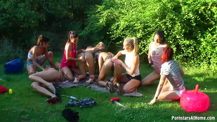 [Tainster] - Oiled Up Horny Girls Outdoors - Rachel, Jenny, Victoria - Kari - Victoria Puppy - Jenny Simons - Leila Smith - Rachel Evans - Donna Joe - Kitty Jane