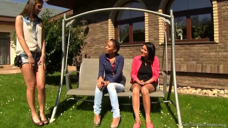 [Tainster] - Stocking-Clad Lesbians Pissing and Fingering - Vanessa Decker - Barra Brass - Bailey - Jenny De Lugo