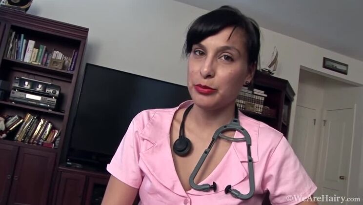 Nurse Lucy Dutch in Lingerie and Stockings Tease