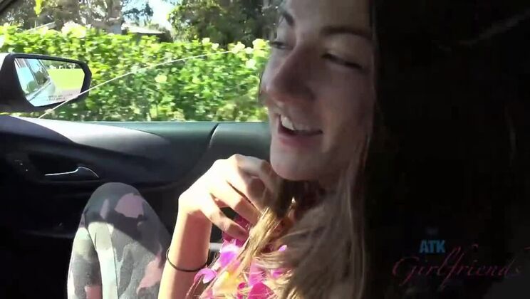 [ATKGirlfriends] - Lily Adams Amateur Outdoor Adventure - Lily Adams