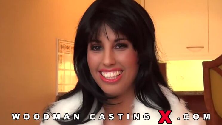 [WoodmanCastingX] - Brunette beauty in casting