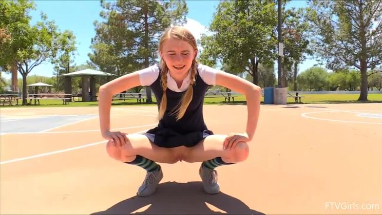 Young Sharlotte: A Cutie in Pigtails