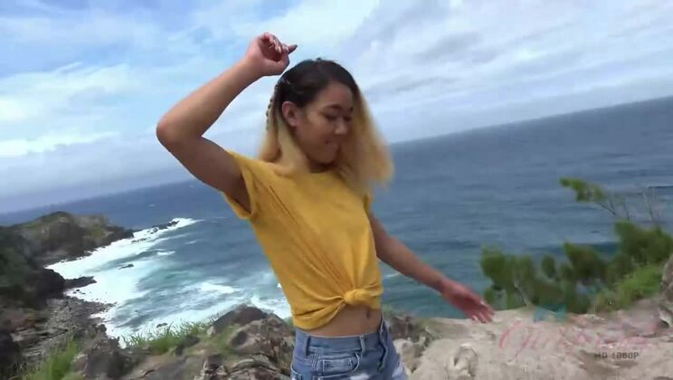 [ATKGirlfriends] - Beach and Aquarium Outdoor Sex with Aria Skye - Aria Skye