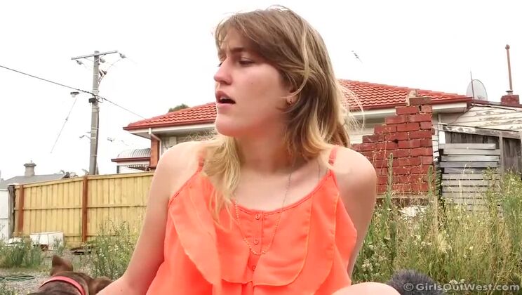 [GirlsOutWest] - Outdoor Ren Hairy Chat - Ren