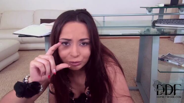 Aurelly Rebel's Deepthroat Miracle in Lingerie