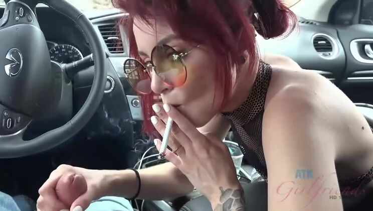 Lola's a big cock loving girlfriend outdoors 