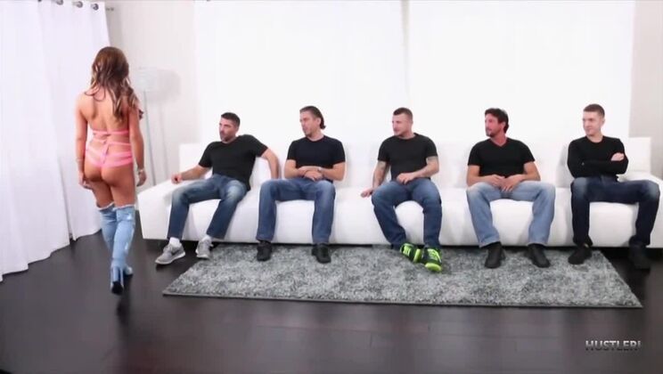 [Hustler] - Big Tit Brunette Tasha Reign Gets DP Gangbang - Tasha Reign