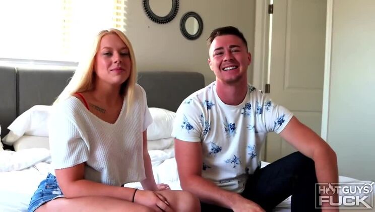 [HotGuysFuck] - Squirting and Fucking with Blonde Marie Jacob - Marie Jacob