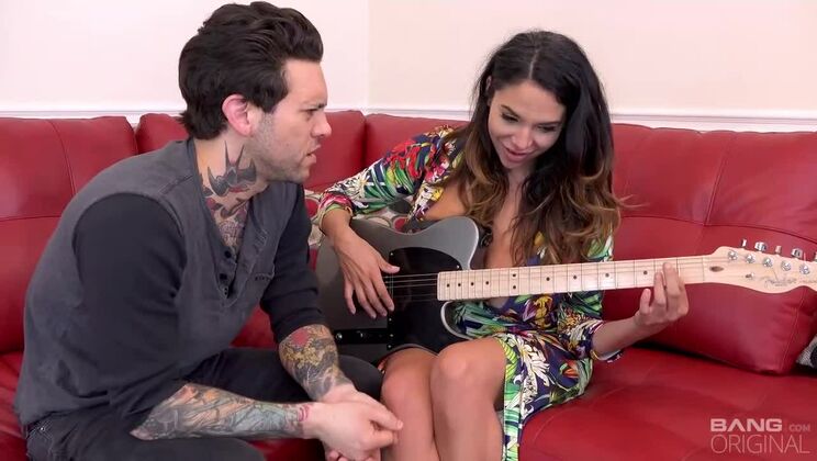 Missy Martinez's Pussy Gets a Makeover from Guitar Teacher