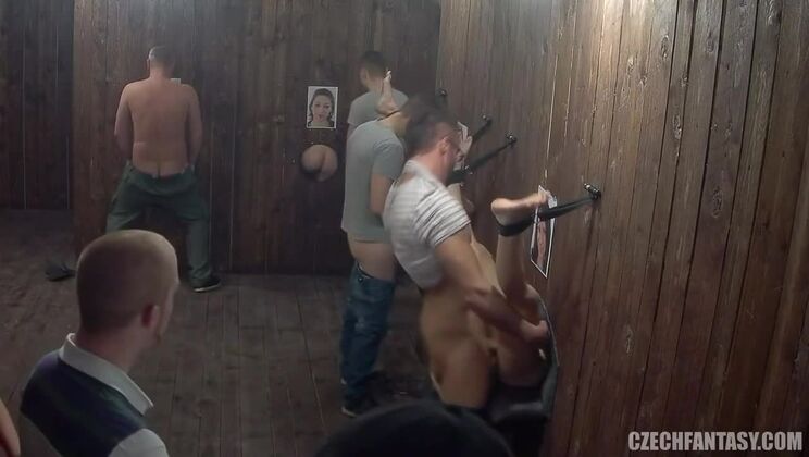 Czech Blonde Big Tits Gloryhole Fantasy Part 2