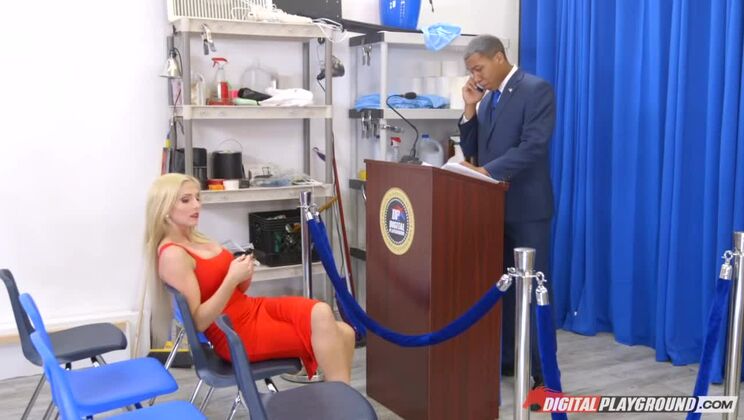 [DigitalPlayground] - Shower Sex with a Presidential Twist and Christie Stevens