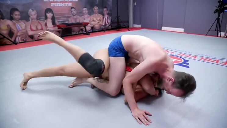 [EvolvedFights] - Sheena Ryder and Chad Diamond in Big Ass Anal Wrestling Fight - Sheena Ryder - Chad Diamond