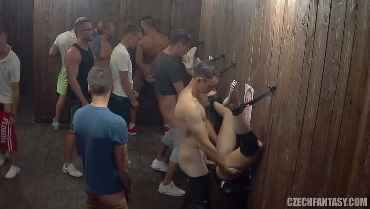 European Blonde with Big Boobs and Tattoo