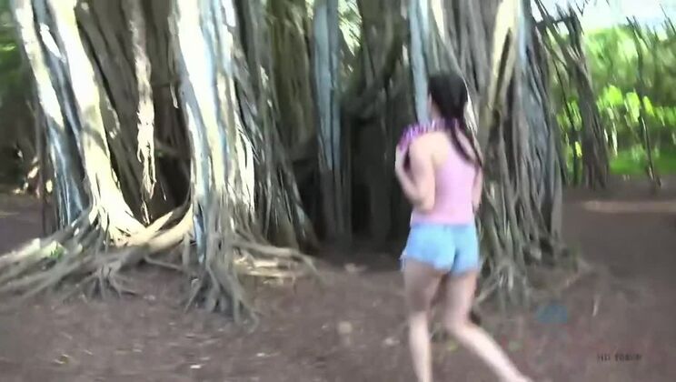 [ATKGirlfriends] - Brunette Jade Amber Fucks in Paradise - Shaved Pussy - Jade Amber