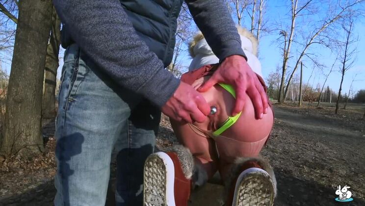 Brunette Mia Bandini Gets Fucked in the Park