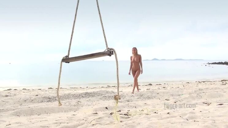 [Hegre] - Beautiful Coxy Fucks Herself by the Ocean
