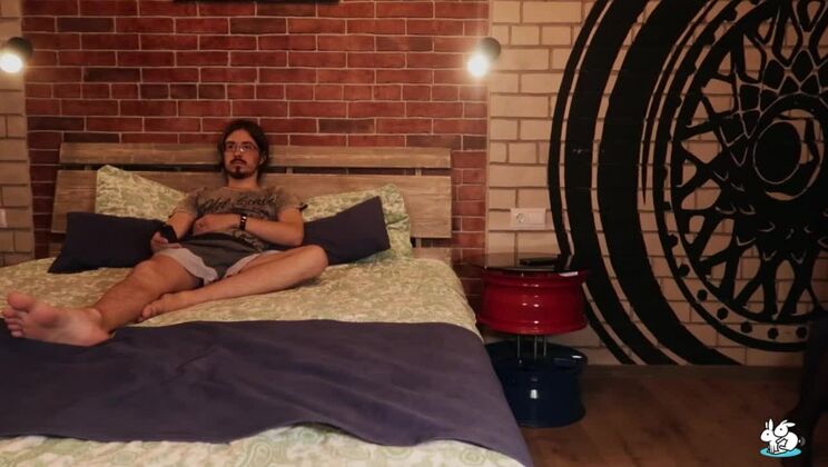 Horny Teacher Deepthroats and Spanks Young Boyfriend