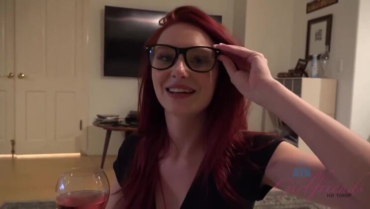 Redhead Lacy Gives a Handjob like a Girlfriend