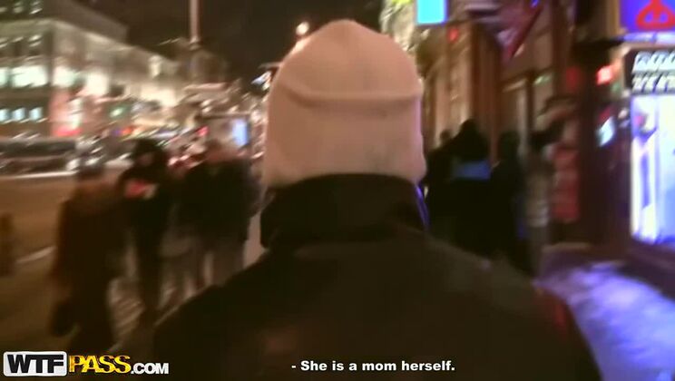 [PickupFuck] - Public Toilet Fuck with Redhead Slut and Friends - Alexis Crystal - George Uhl