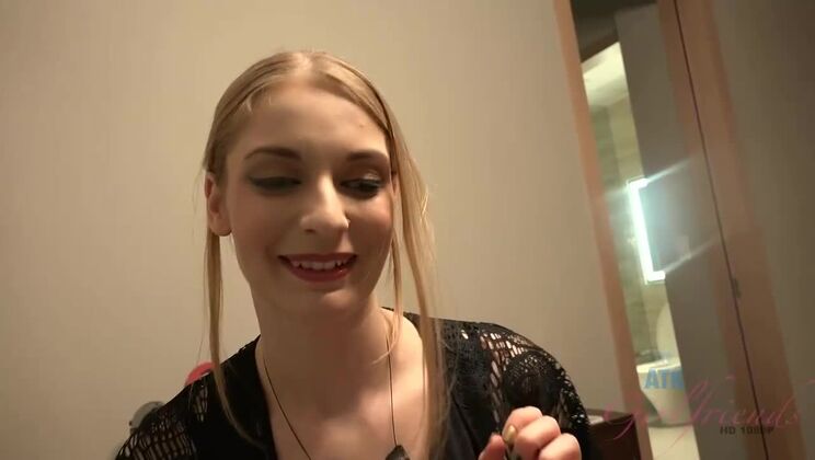 [ATKGirlfriends] - Ela Darling's Amateur Sex Tape - Creampie Surprise - Ela Darling