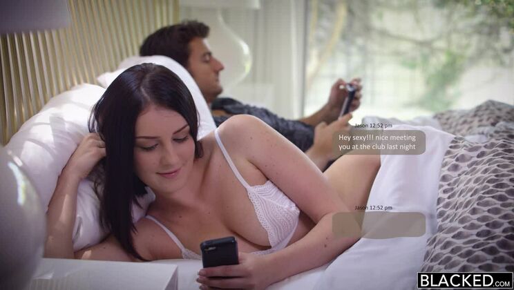 [BLACKED] - Spooning Leads to Hardcore Blowjob and Creampie - Amanda Lane - Jason Brown