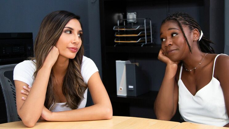 [WebYoung] - Gianna and Hazel's Big Tits Lesbian Encounter - Gianna Dior - Hazel Grace