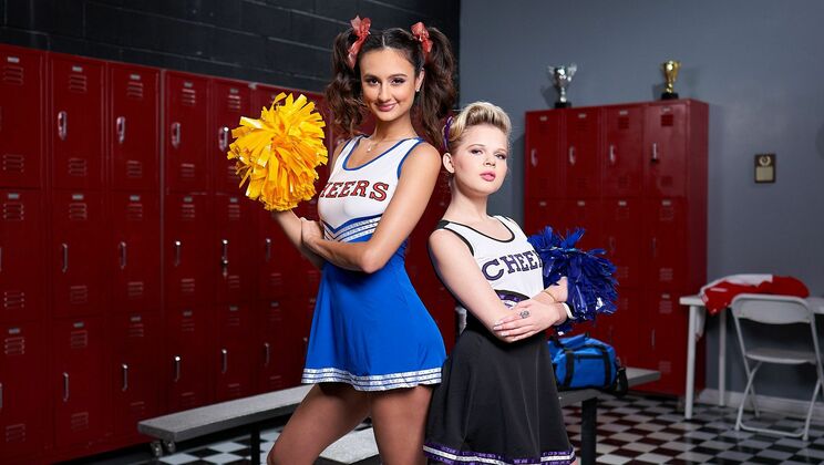 [WebYoung] - Cheerleader Face Sitting Contest - Eliza Ibarra - Coco Lovelock