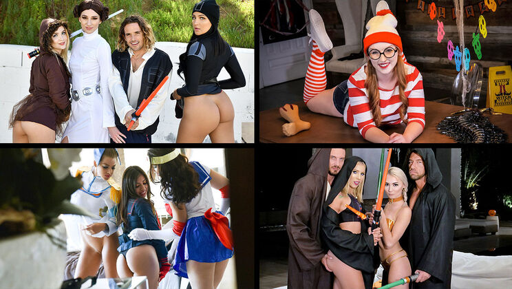 [TeamSkeetSelects] - Cosplay Attraction: Featuring Daisy Stone - Daisy Stone - Sami Parker - Brooklyn Gray - Avery Black
