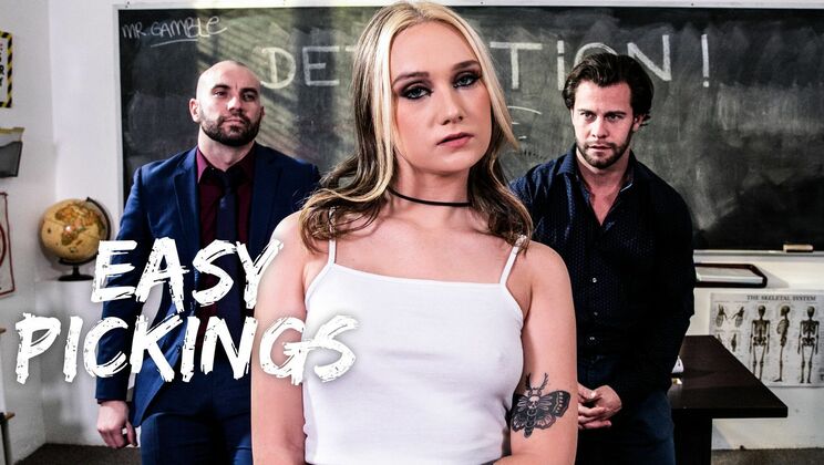 [PureTaboo] - Threesome with Blonde and Friends - Seth Gamble - Stirling Cooper - Gwen Vicious