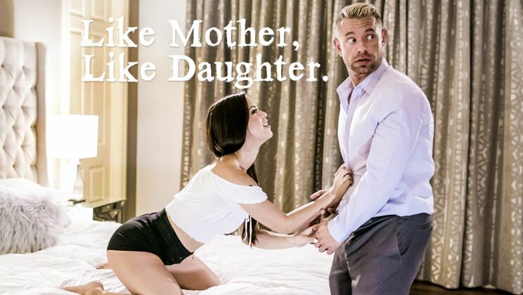 [PureTaboo] - Teen and MILF Share a Cock - Reagan Foxx - Alina Lopez - Brad Newman