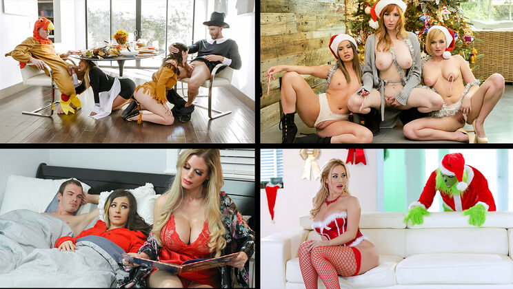 [MYLF] - Holiday Fun: MILFs and Mature Women - Brooklyn Chase - Dee Williams - Kat Dior - Casca Akashova