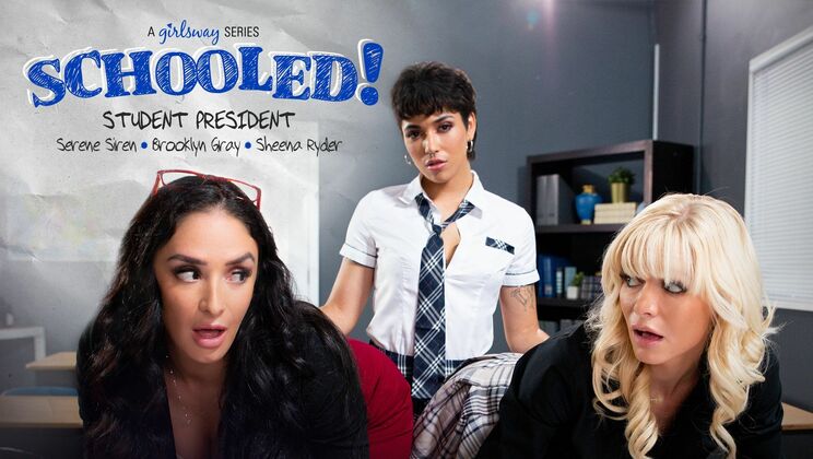 [Schooled!] - Lesbian Trio: Student President
