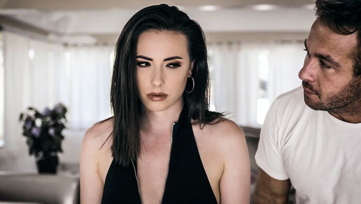 [PureTaboo] - Brunette Stepsister Casey Calvert Fingers Herself - Casey Calvert - Chad White