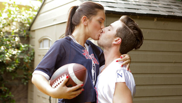 Athletic Latina Takes on a Big Load