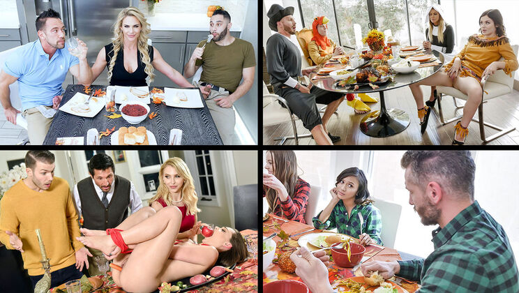 [TeamSkeetSelects] - Giving Thanks to Our Women - Brooklyn Chase - Phoenix Marie - Jasmine Grey - Naomi Blue