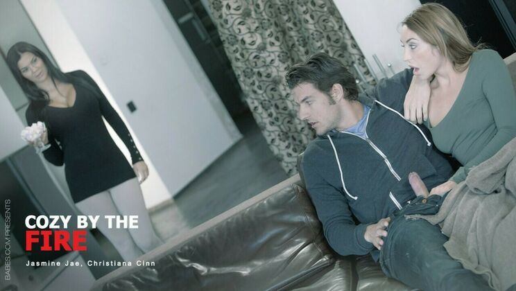 [StepmomLessons] - Jay Smooth Joins in on a Cozy Threesome - Jasmine Jae - Jay Smooth - Christiana Cinn