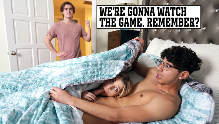 [FamilyStrokes] - Stepmom Catches Us In The Kitchen - Tyler Cruise - Diego Perez - Maria Anjel