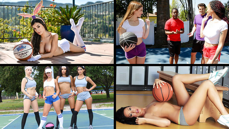 [TeamSkeetSelects] - Julie Kay's Sweaty Workout - Julie Kay - Tiffany Brookes - Alexis Rodriguez - Savannah Sixx