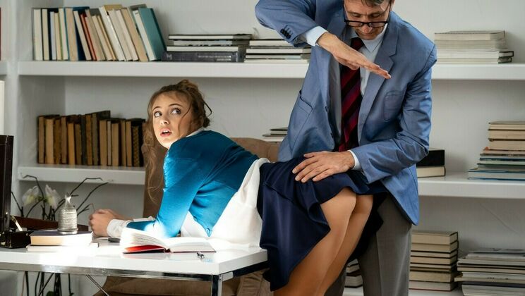 [Babes.com] - Short Hair Brunette Fucks in Office