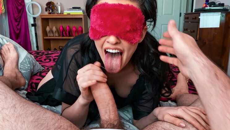 Hot Brunette Aubree in Action