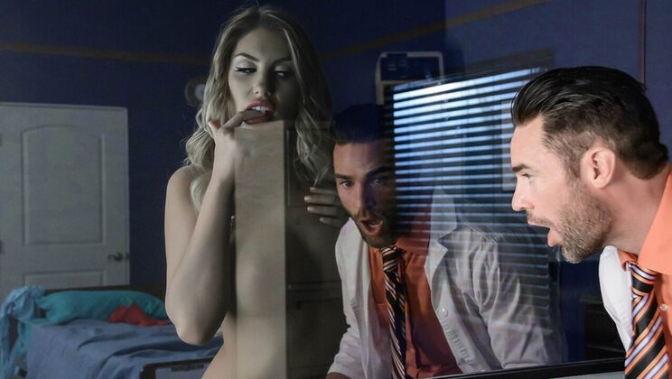 [Brazzers] - Pussy Fever: Short Hair Slut Fucks in Missionary & Doggystyle - August Ames - Charles Dera