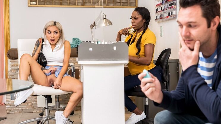 [Brazzers] - Petite and Athletic: Salon Sex Fest