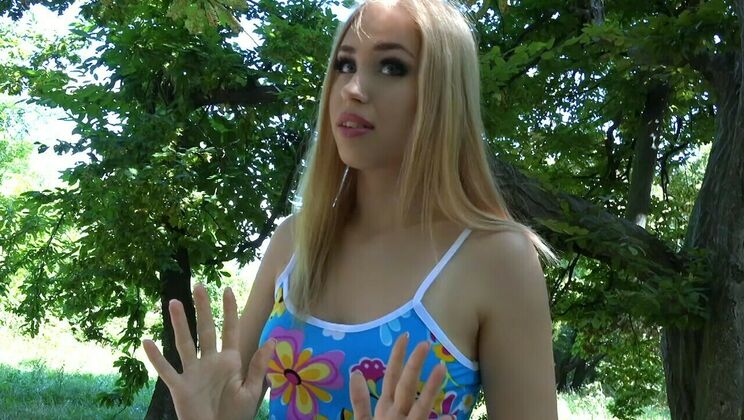 [PublicPickups] - Euro Blonde's Amateur Sex Video - Alana Moon