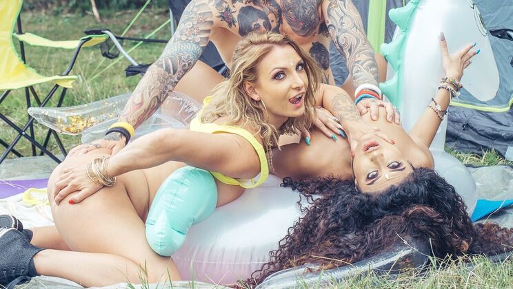 [FakeHubOriginals] - Dean Van Damme's Wild Ride with Victoria and Marina - Dean Van Damme - Victoria May - Marina Maya