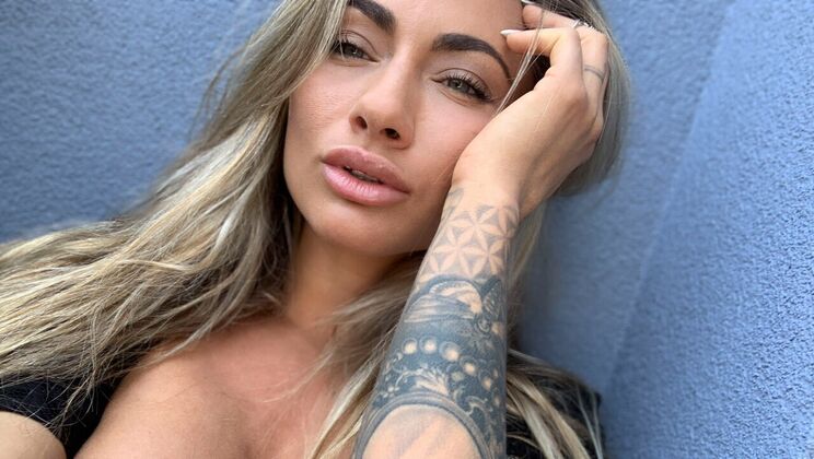 [FakeHubOriginals] - Balcony Solo: Asian Blonde with Big Tits