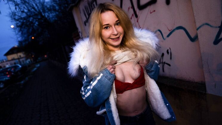 [PublicAgent] - European Girl Sweetie Plum Deepthroat POV - Erik Everhard - Sweetie Plum